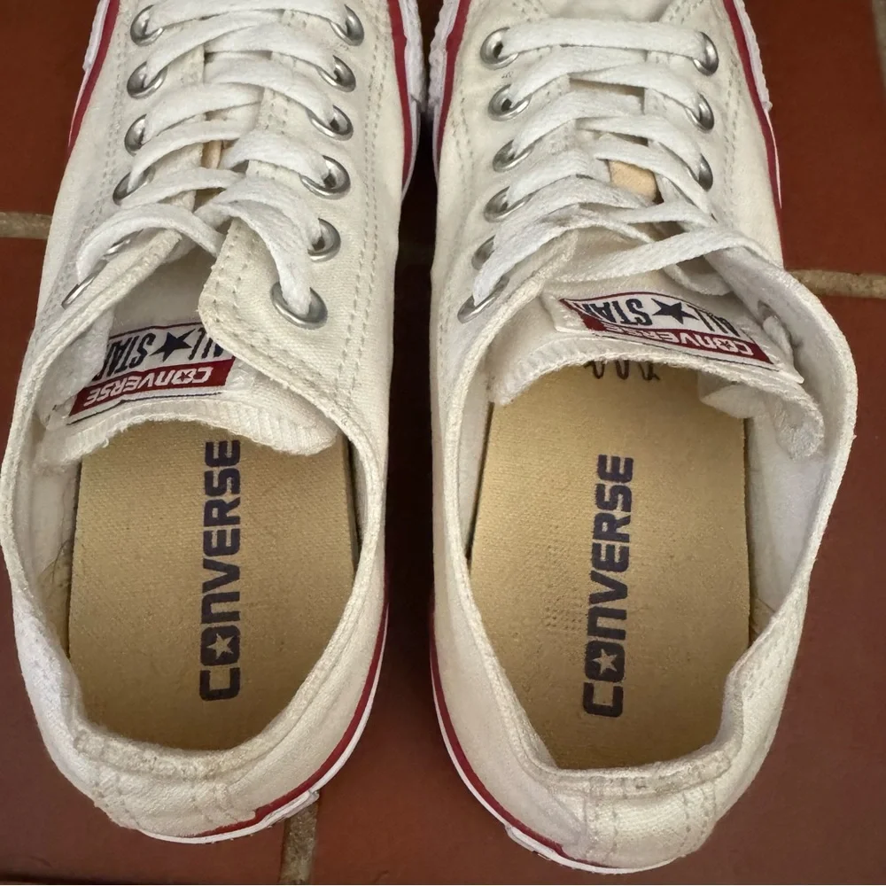 Converse White Chuck Taylor All Star Low Men 4.5 Women 6.5 Classic Clean Unisex